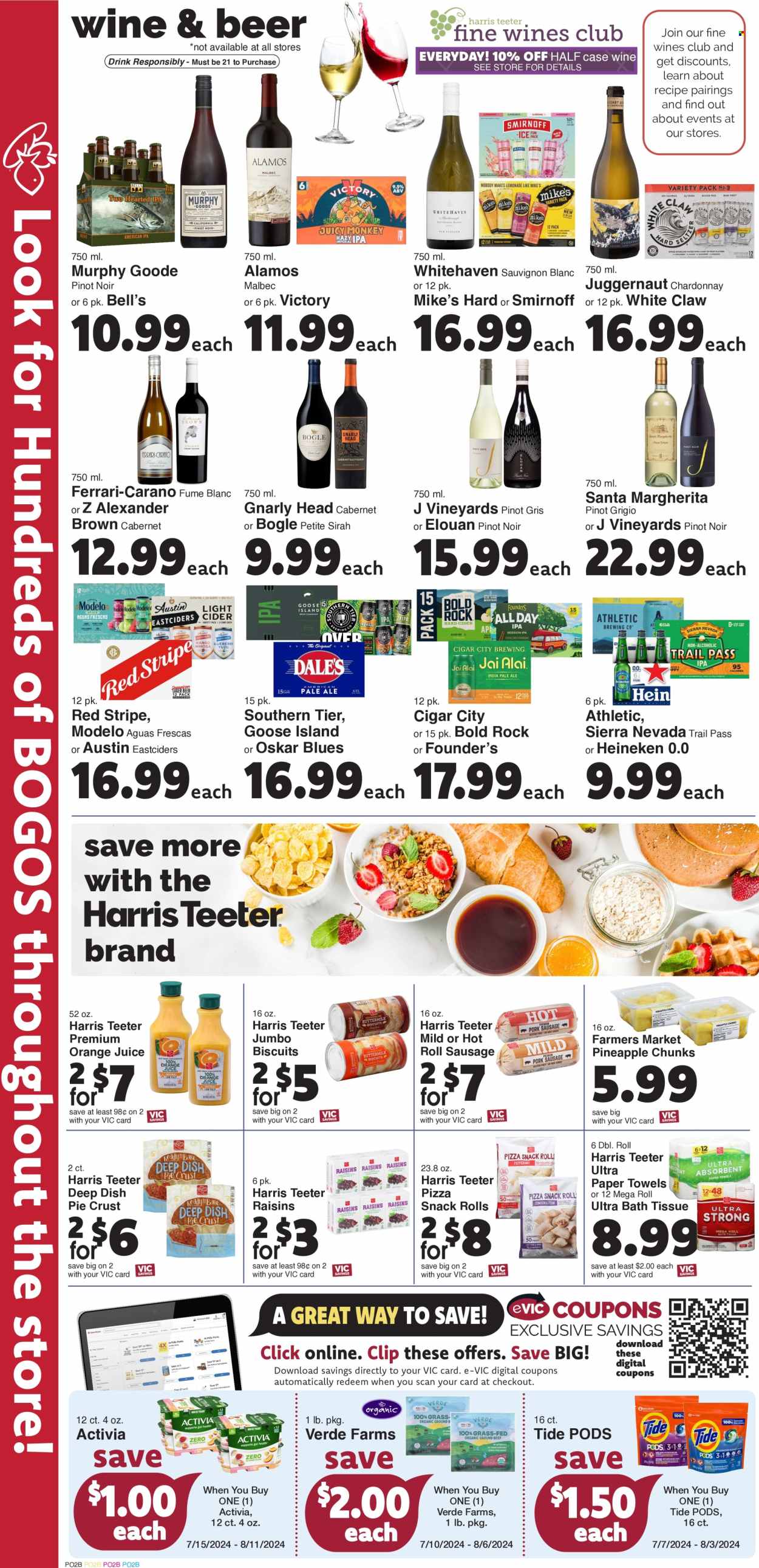 Harris Teeter ad - 07/24/2024 - 07/30/2024. Page 8