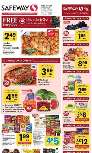 Safeway Flyer - 07/26/2024 - 08/01/2024.