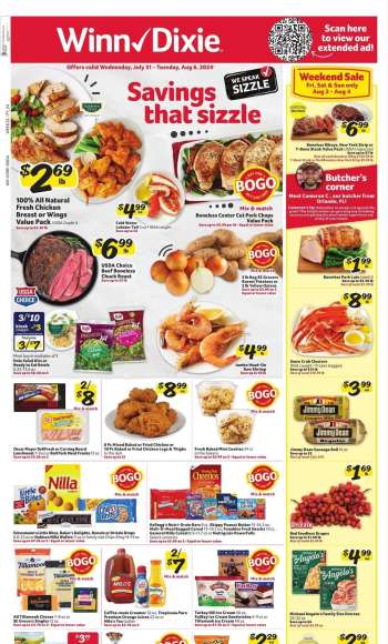 Winn Dixie Flyer - 07/31/2024 - 08/06/2024.