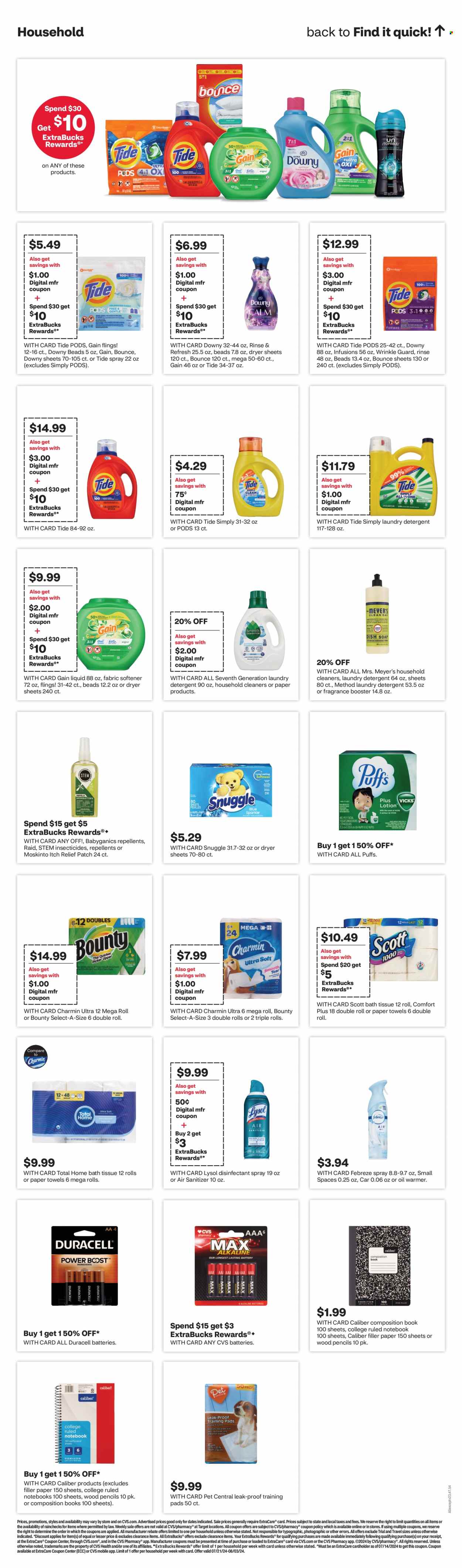 CVS Pharmacy ad - 07/28/2024 - 08/03/2024. Page 19