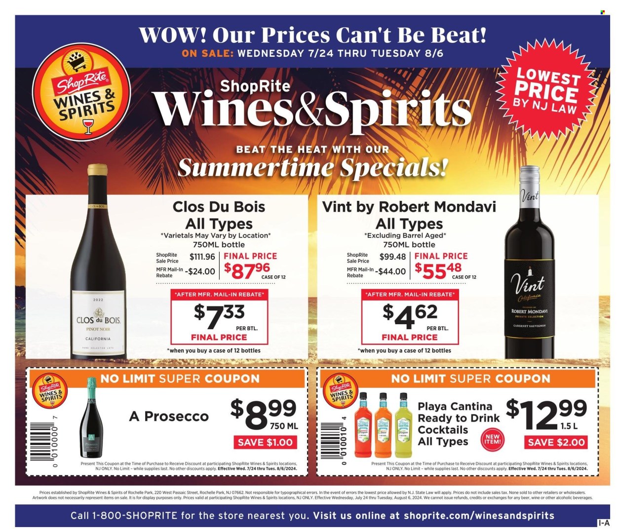 ShopRite ad - 07/24/2024 - 08/06/2024. Page 1