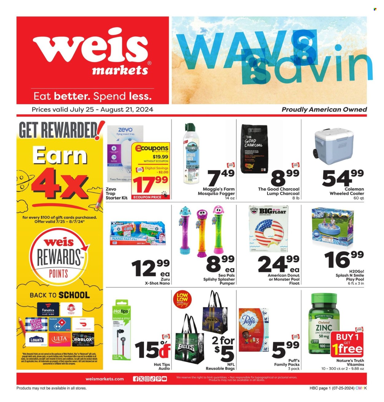 Weis ad - 07/25/2024 - 08/21/2024. Page 1