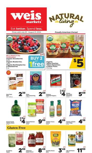 Weis Flyer - 07/25/2024 - 08/21/2024.