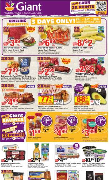 Giant Food Flyer - 07/26/2024 - 08/01/2024.