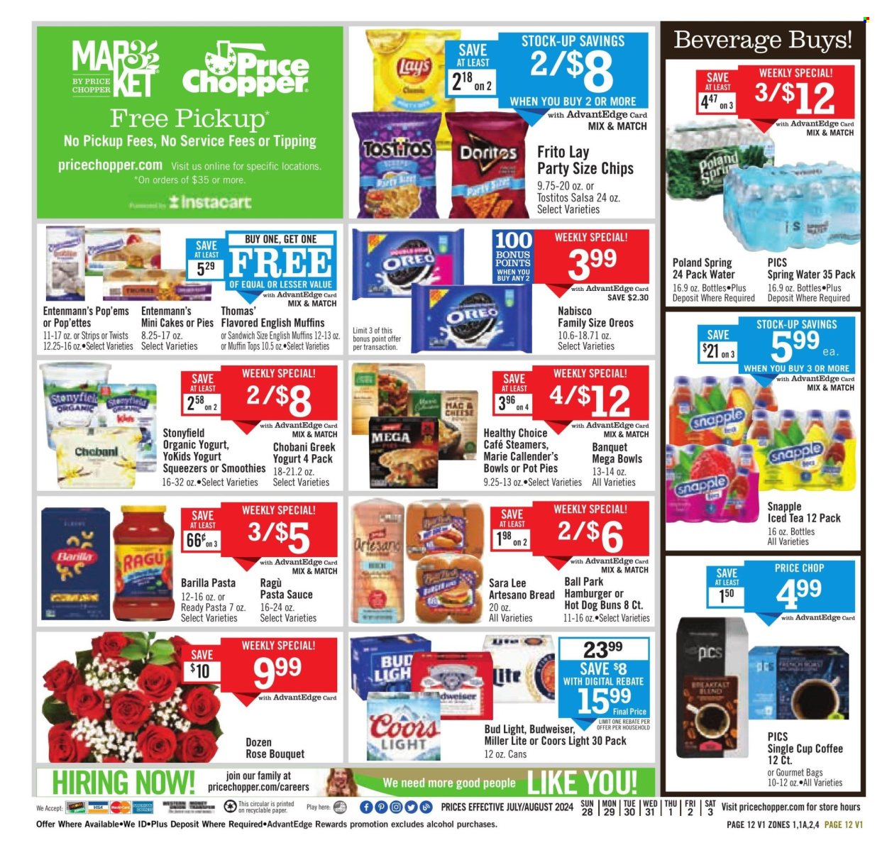 Price Chopper ad - 07/28/2024 - 08/03/2024. Page 12