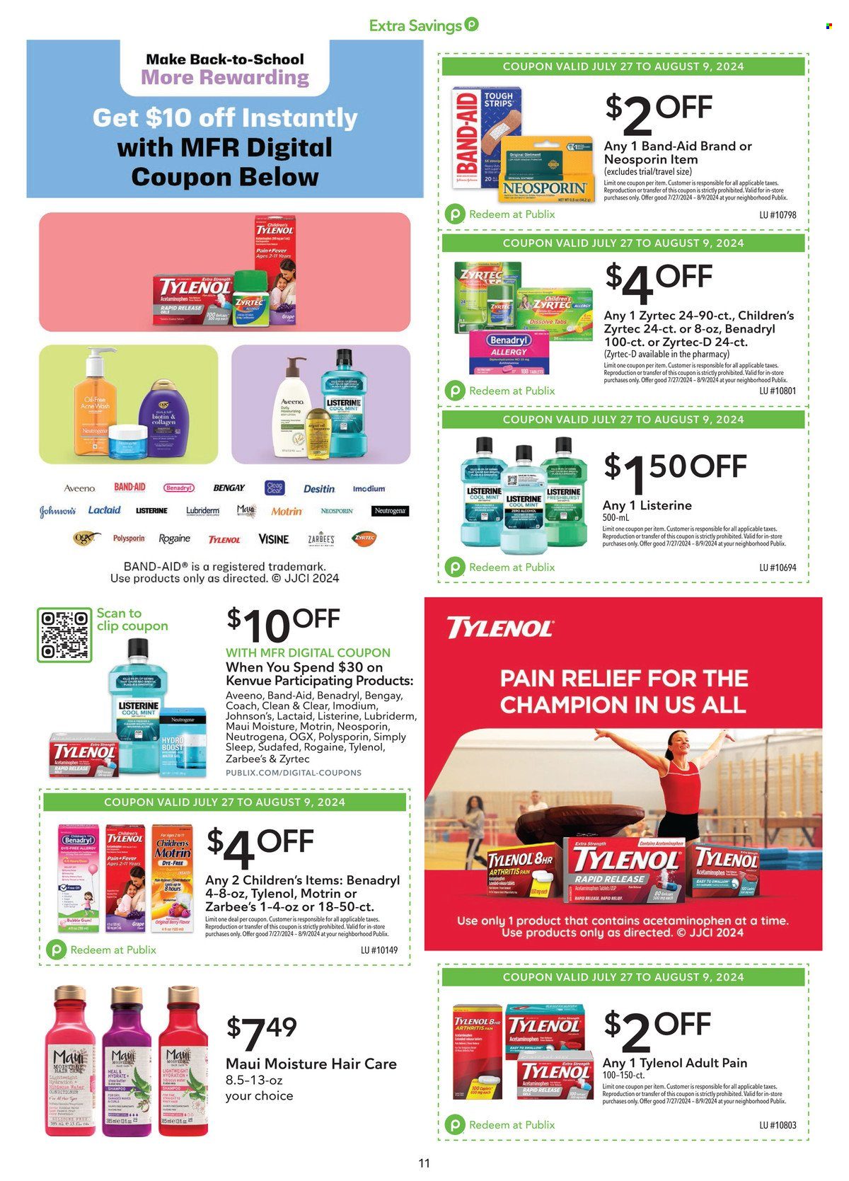 Publix ad - 07/27/2024 - 08/09/2024. Page 11