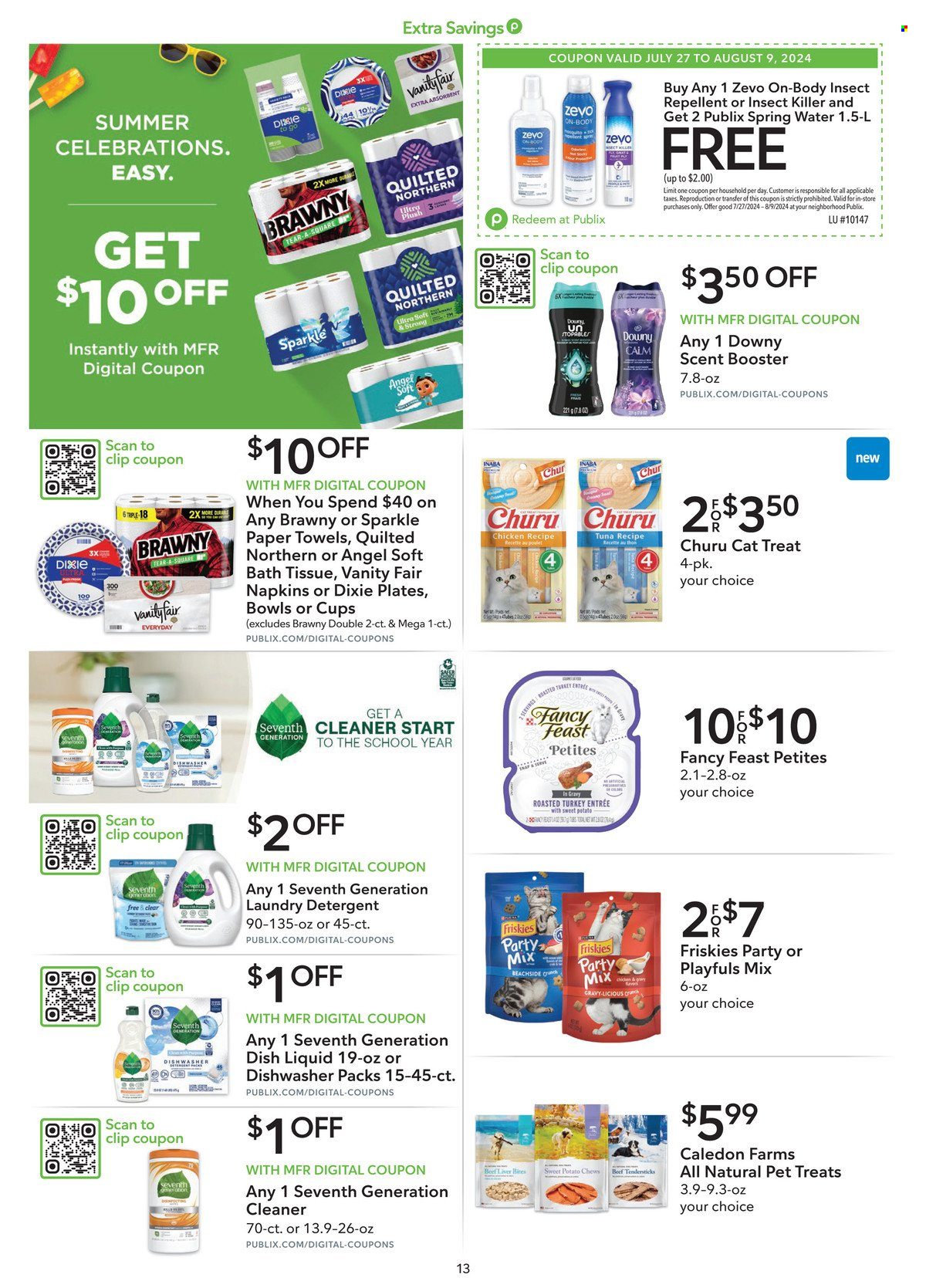 Publix ad - 07/27/2024 - 08/09/2024. Page 13