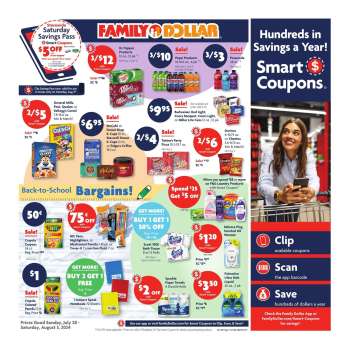Family Dollar Flyer - 07/28/2024 - 08/03/2024.