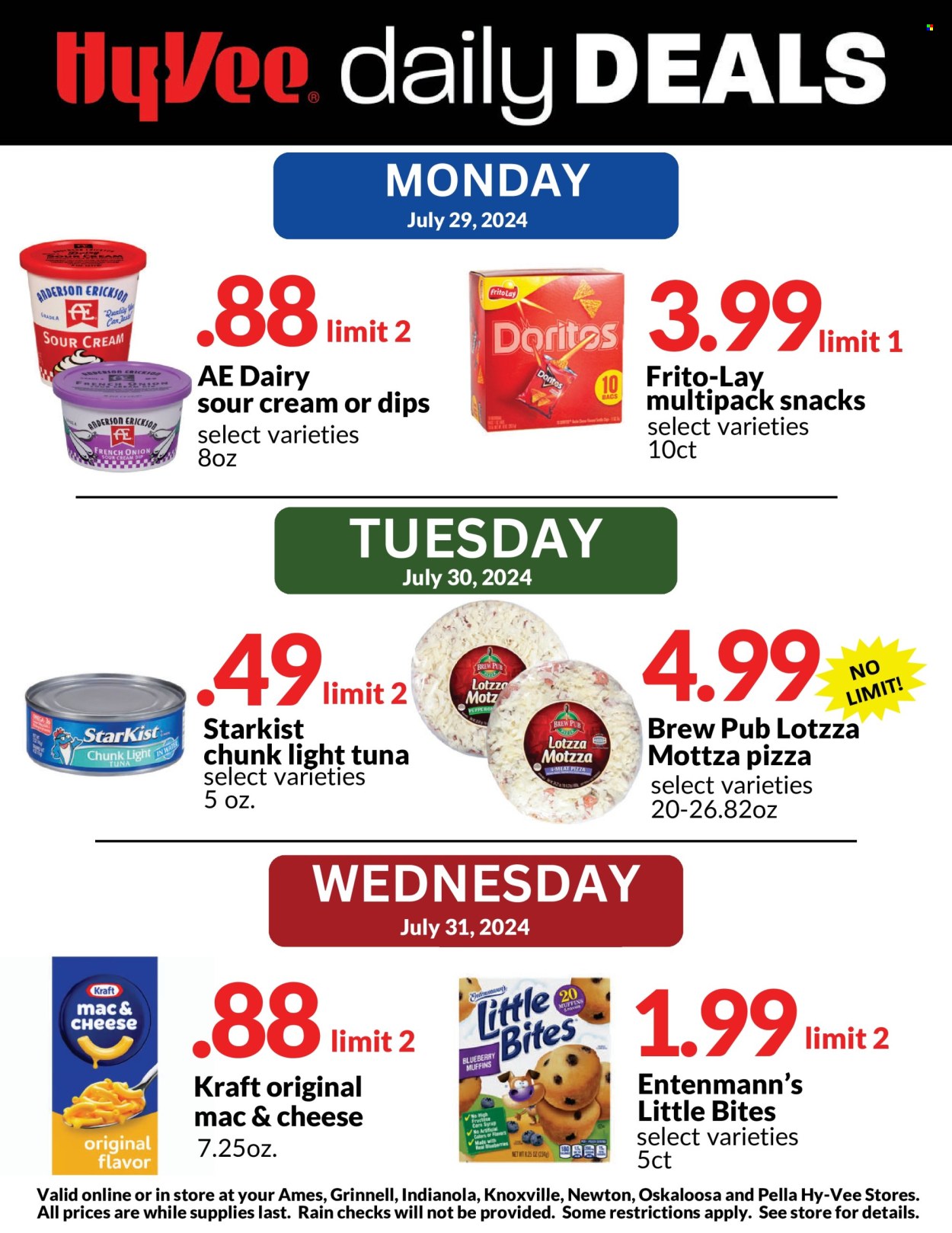 Hy-Vee ad - 07/29/2024 - 07/31/2024. Page 1