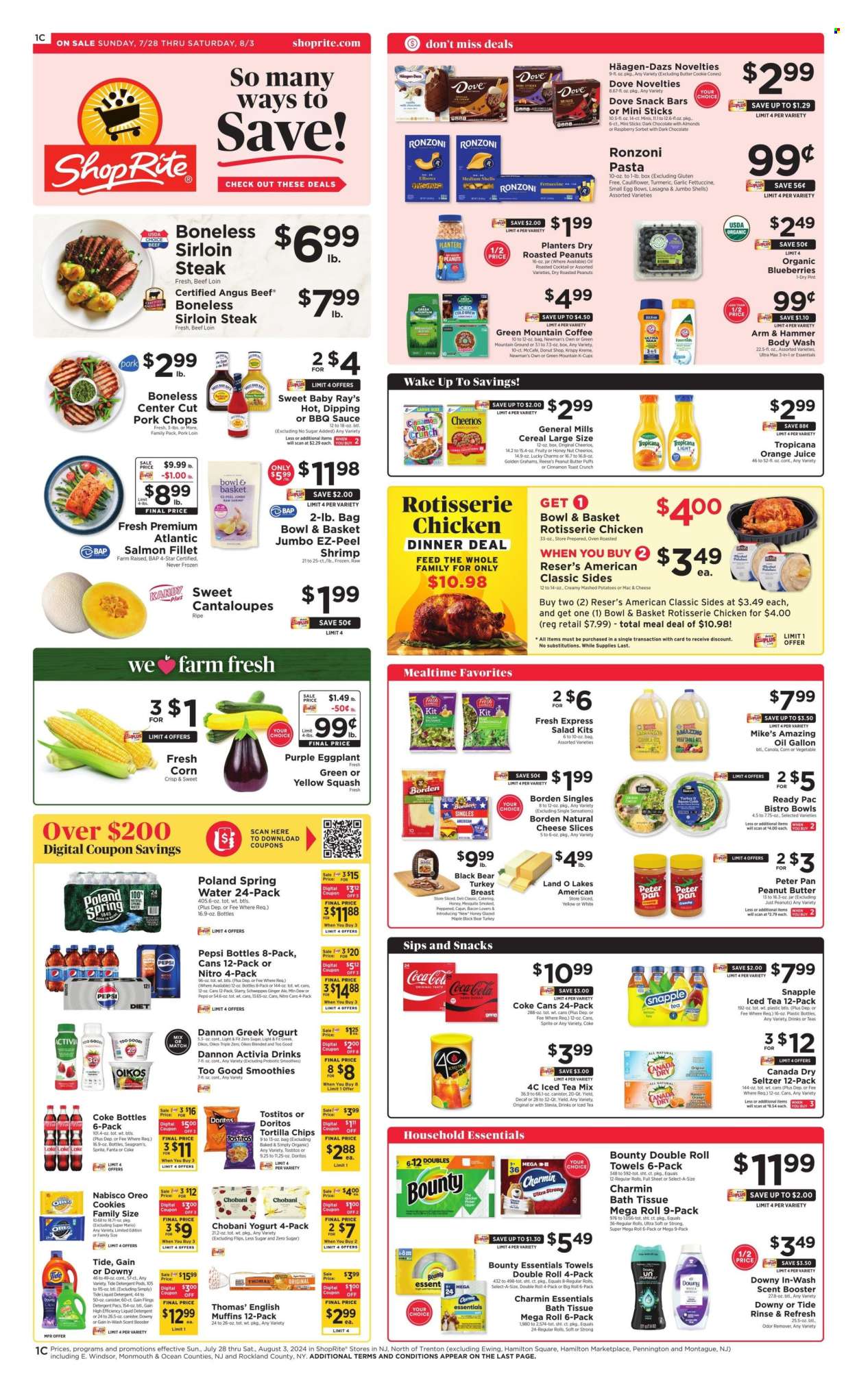 ShopRite ad - 07/28/2024 - 08/03/2024. Page 1