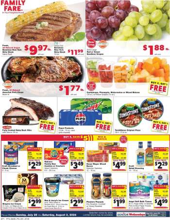Family Fare Flyer - 07/28/2024 - 08/03/2024.