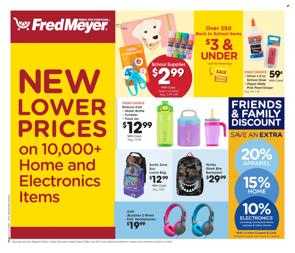 Fred Meyer ad - 07/31/2024 - 08/06/2024. Page 1