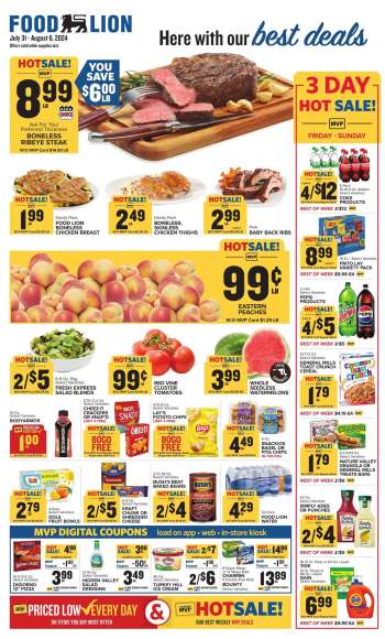Food Lion Flyer - 07/31/2024 - 08/06/2024.
