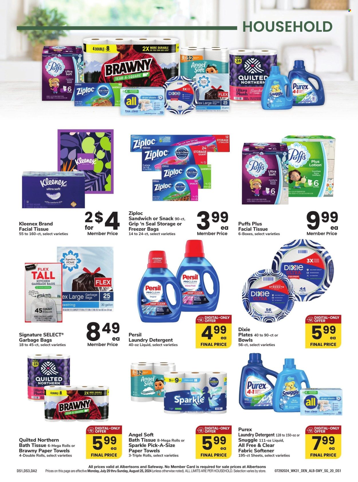 Albertsons ad - 07/29/2024 - 08/25/2024. Page 17