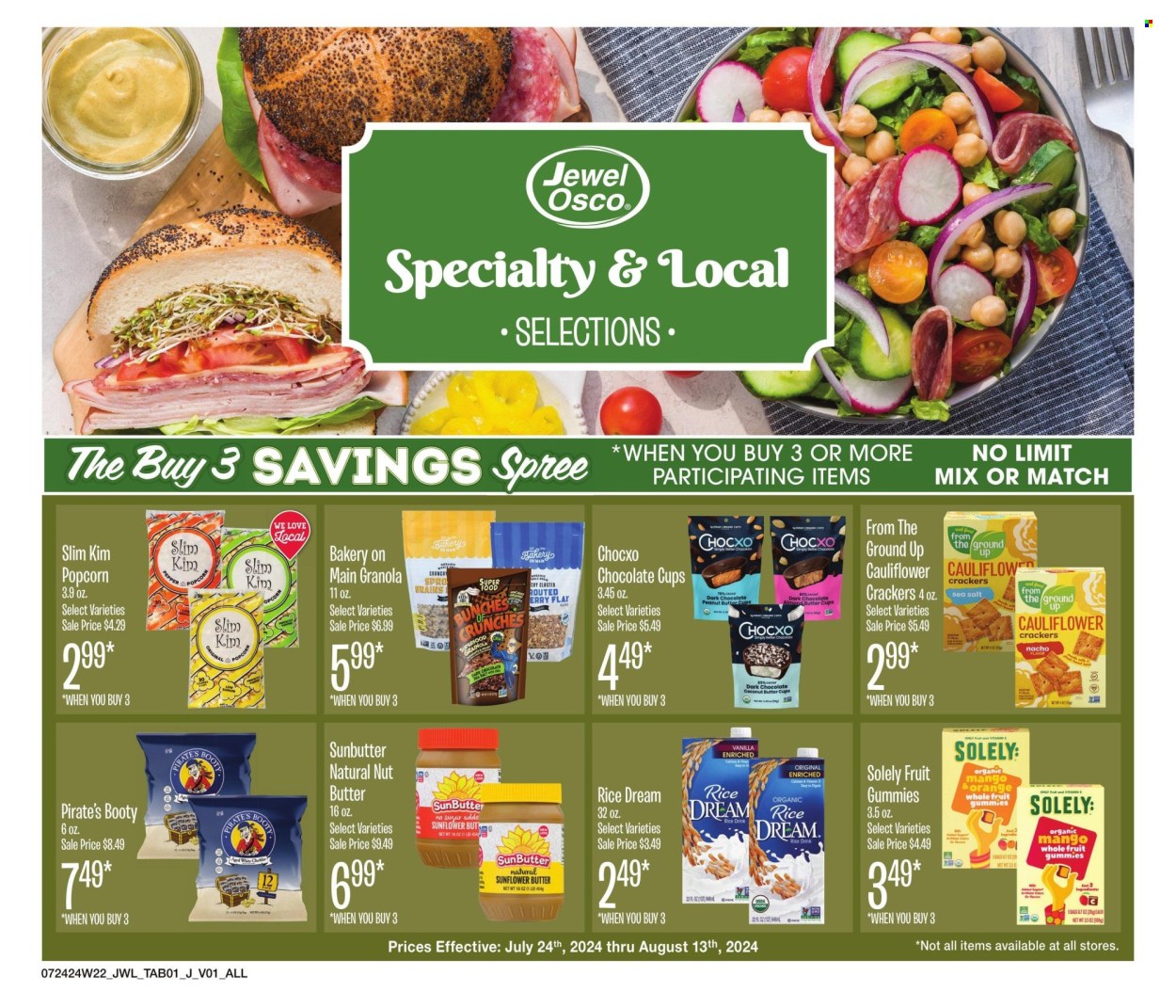 Jewel Osco ad - 07/24/2024 - 08/13/2024. Page 1