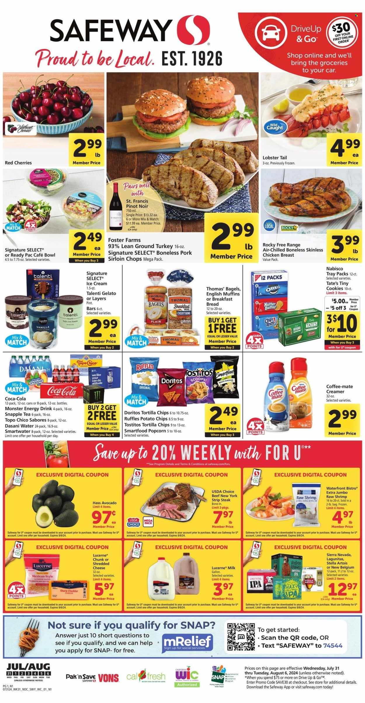 Safeway ad - 07/31/2024 - 08/06/2024. Page 1