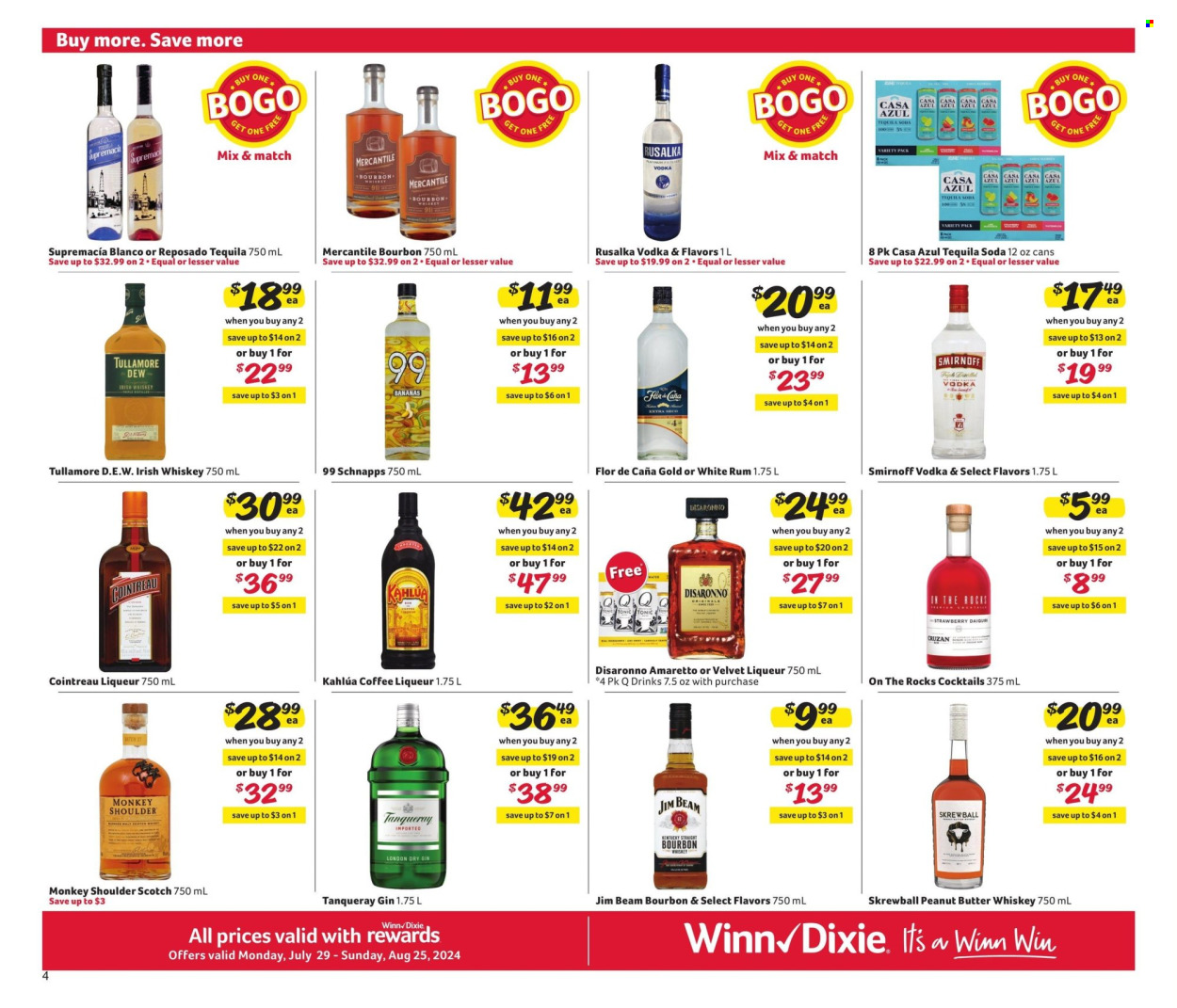Winn Dixie ad - 07/29/2024 - 08/25/2024. Page 4