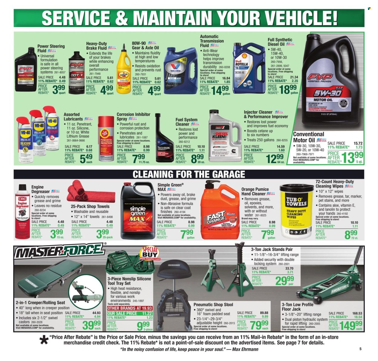 Menards ad - 08/01/2024 - 08/11/2024. Page 11