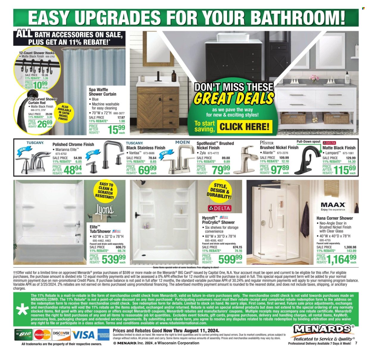 Menards ad - 08/01/2024 - 08/11/2024. Page 15