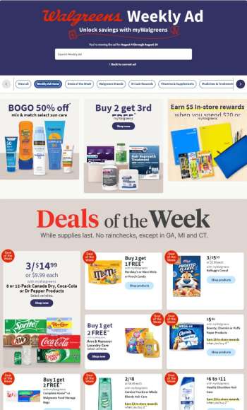 Walgreens Flyer - 08/04/2024 - 08/10/2024.