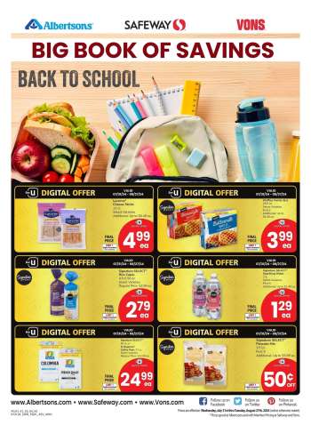 Safeway Flyer - 07/31/2024 - 08/27/2024.