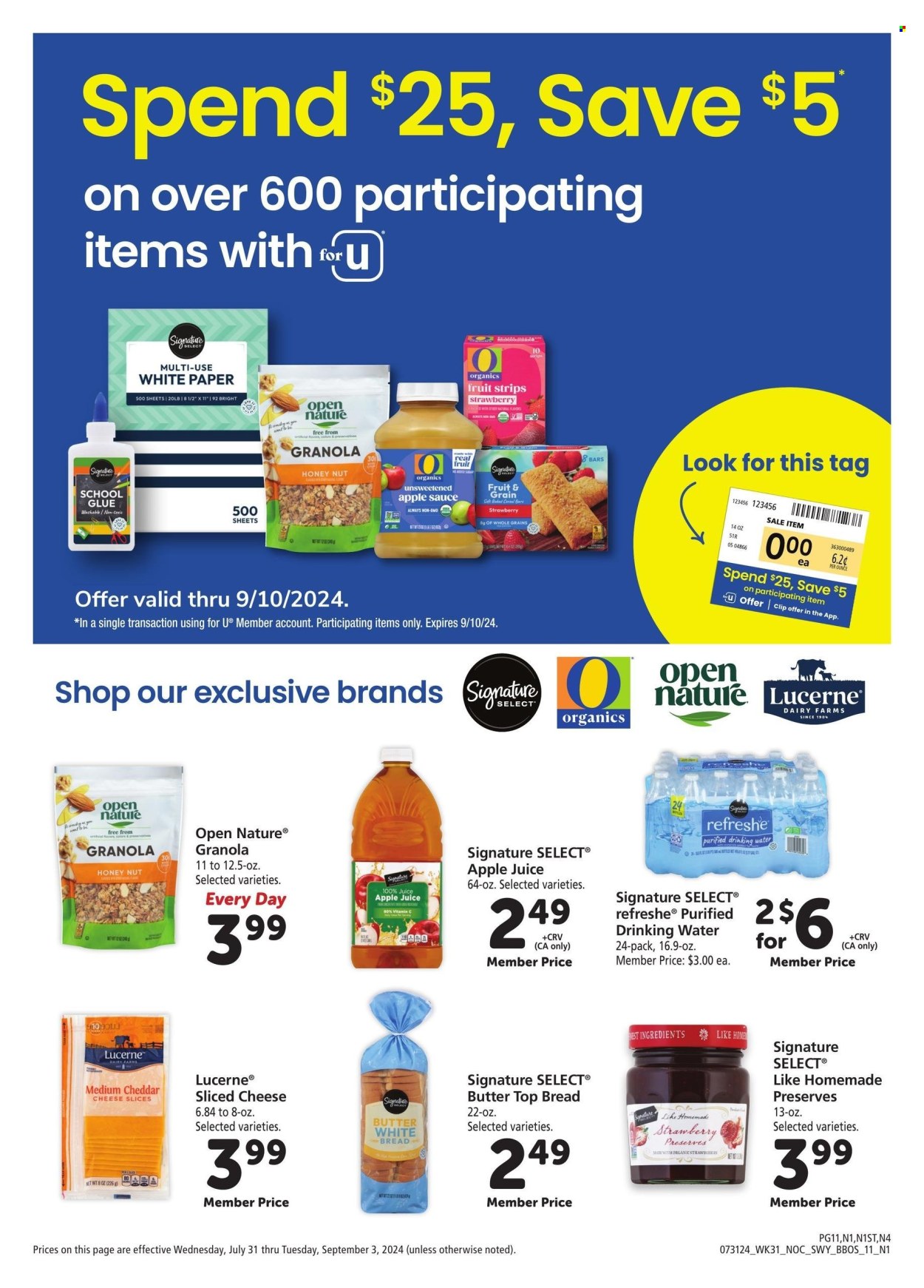 Safeway ad - 07/31/2024 - 09/03/2024. Page 11