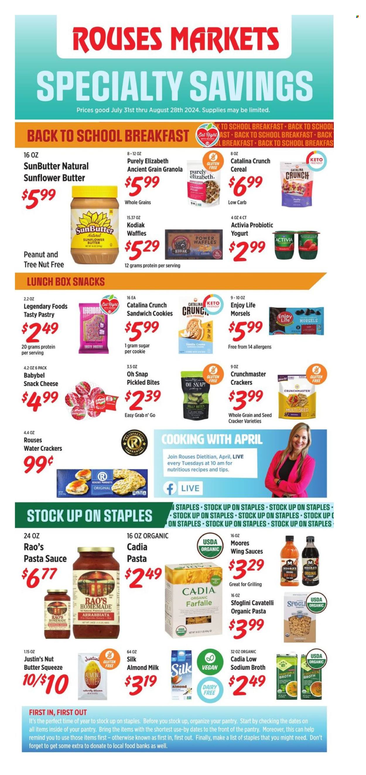 Rouses Markets ad - 07/31/2024 - 08/28/2024. Page 1