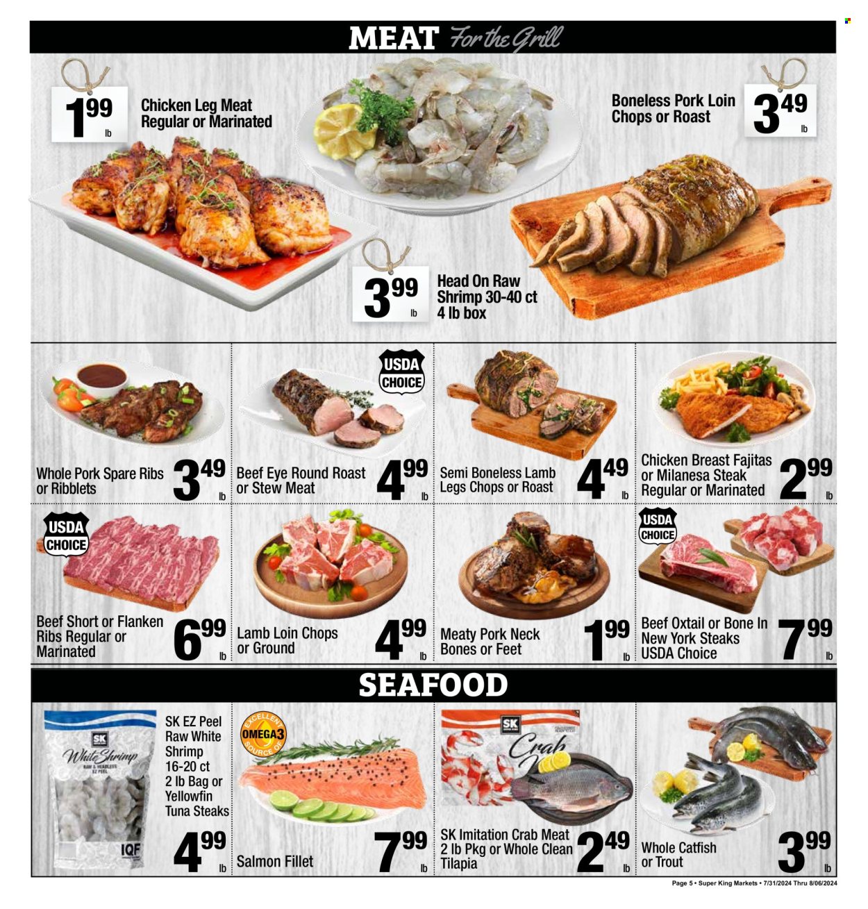 Super King Markets ad - 07/31/2024 - 08/06/2024. Page 5