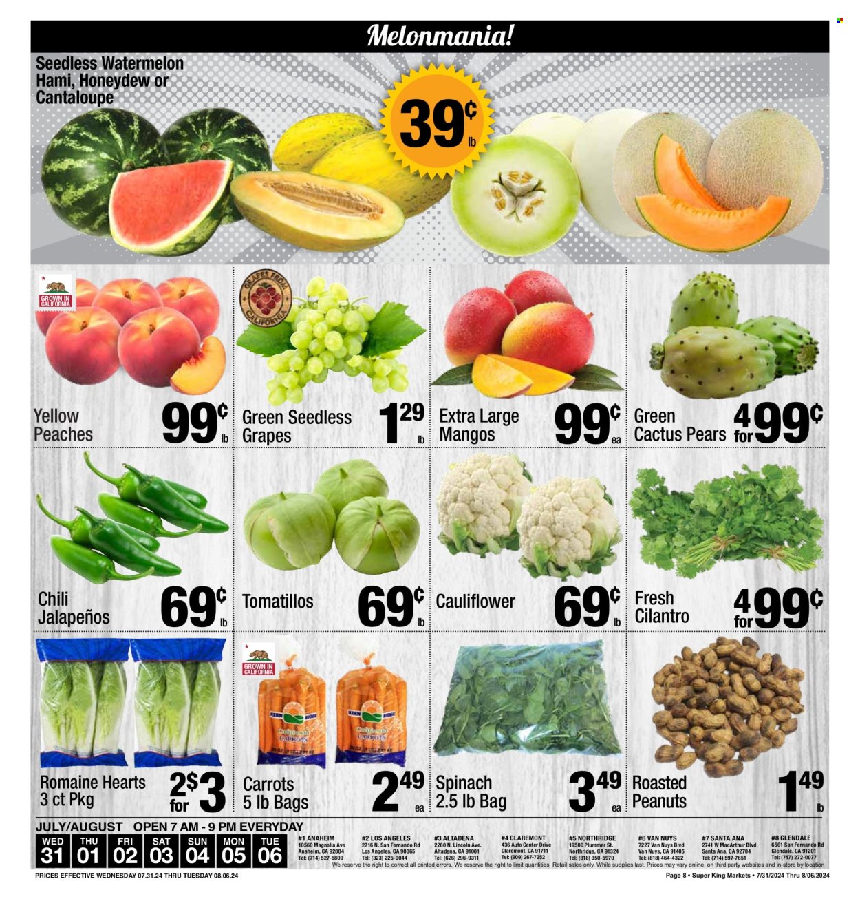 Super King Markets ad - 07/31/2024 - 08/06/2024. Page 8