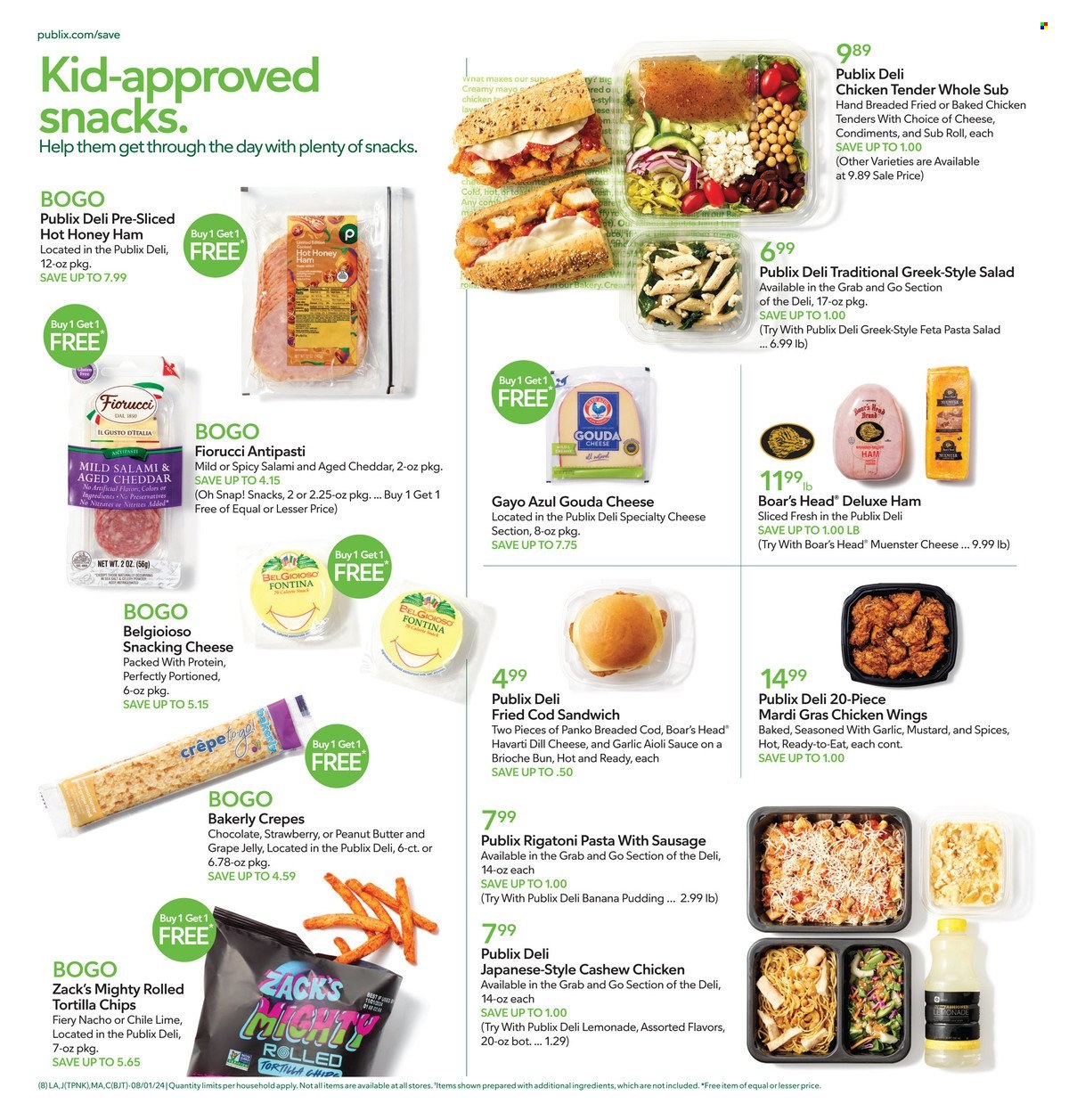 Publix ad - 08/01/2024 - 08/07/2024. Page 8
