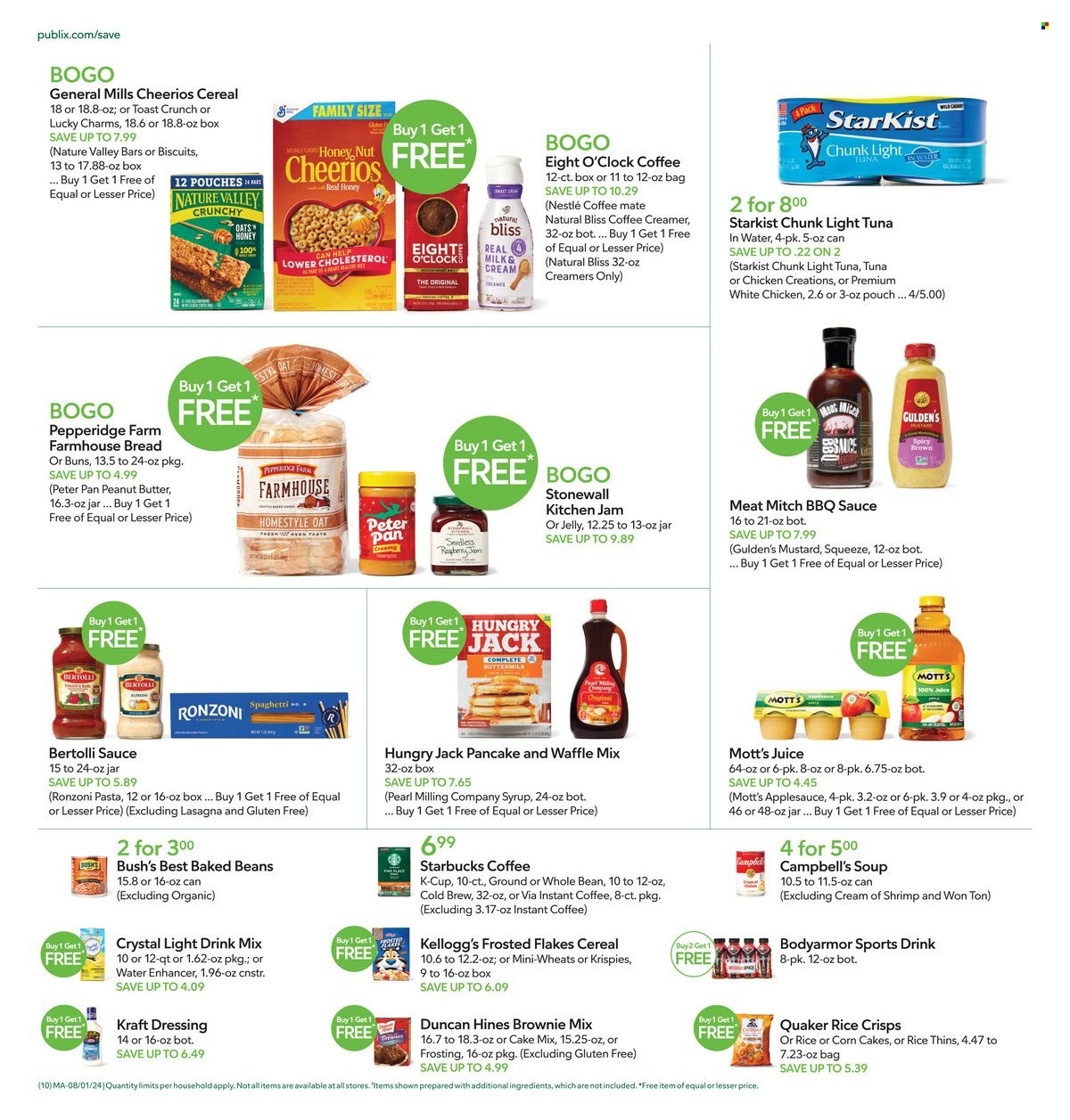 Publix ad - 08/01/2024 - 08/07/2024. Page 10
