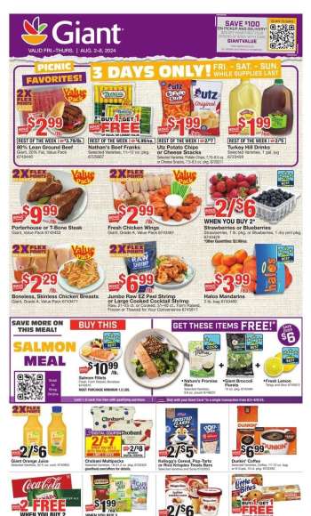 Giant Food Flyer - 08/02/2024 - 08/08/2024.