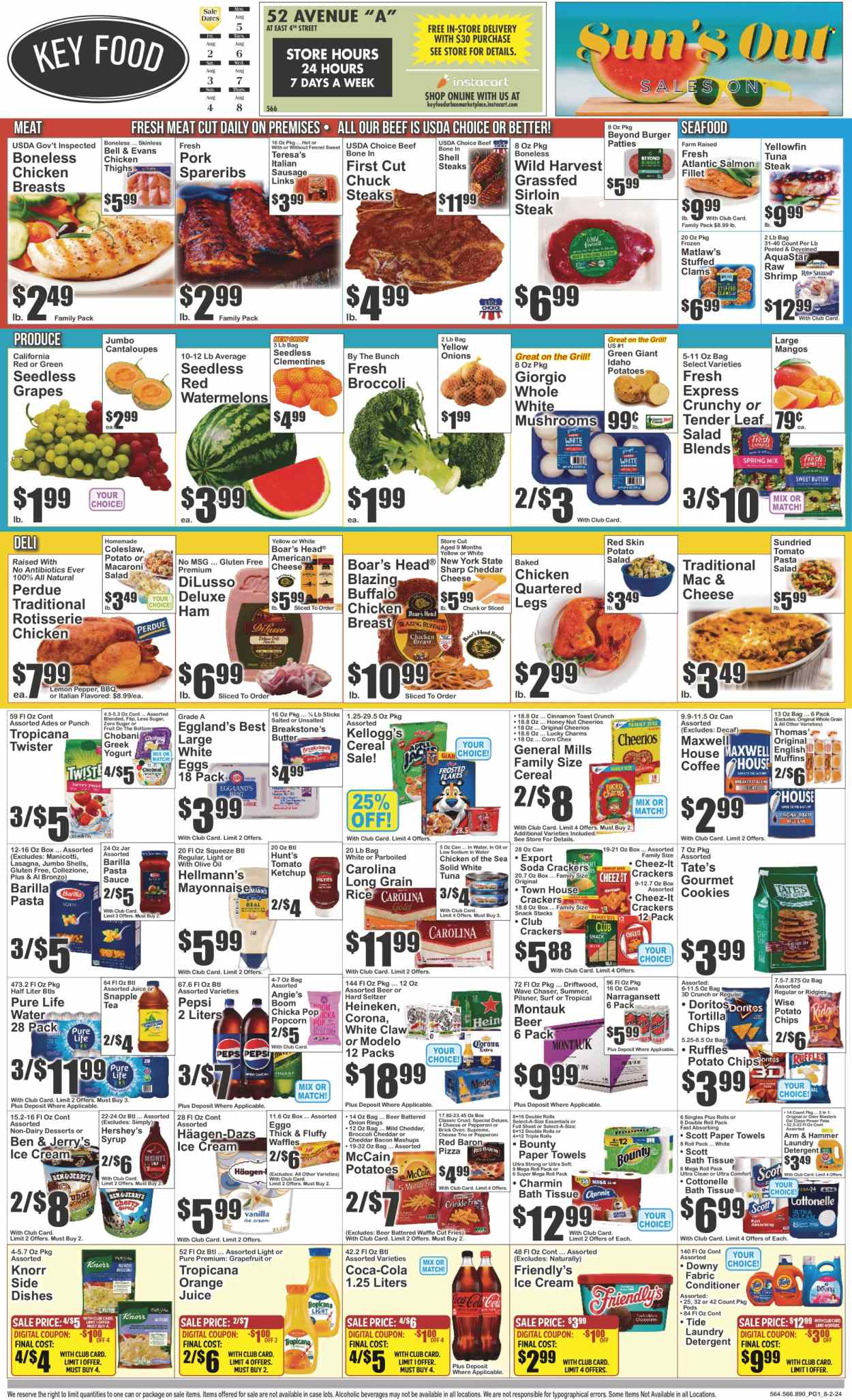 Key Food ad - 08/02/2024 - 08/08/2024. Page 1