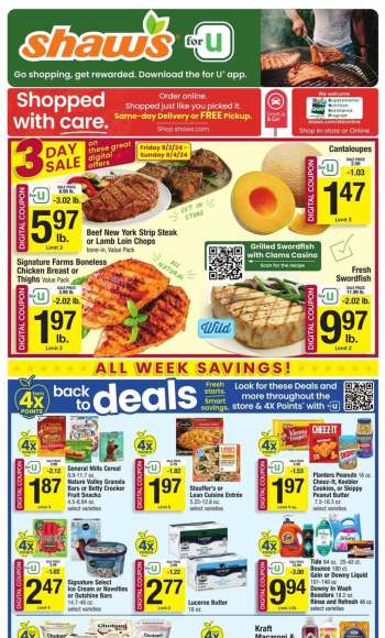 Shaw’s Flyer - 08/02/2024 - 08/08/2024.