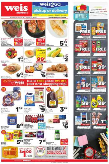 Weis Flyer - 08/01/2024 - 08/07/2024.