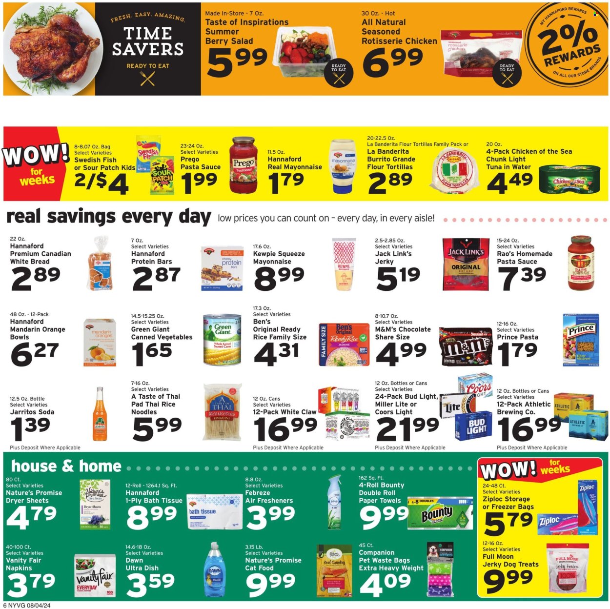 Hannaford ad - 08/04/2024 - 08/10/2024. Page 6