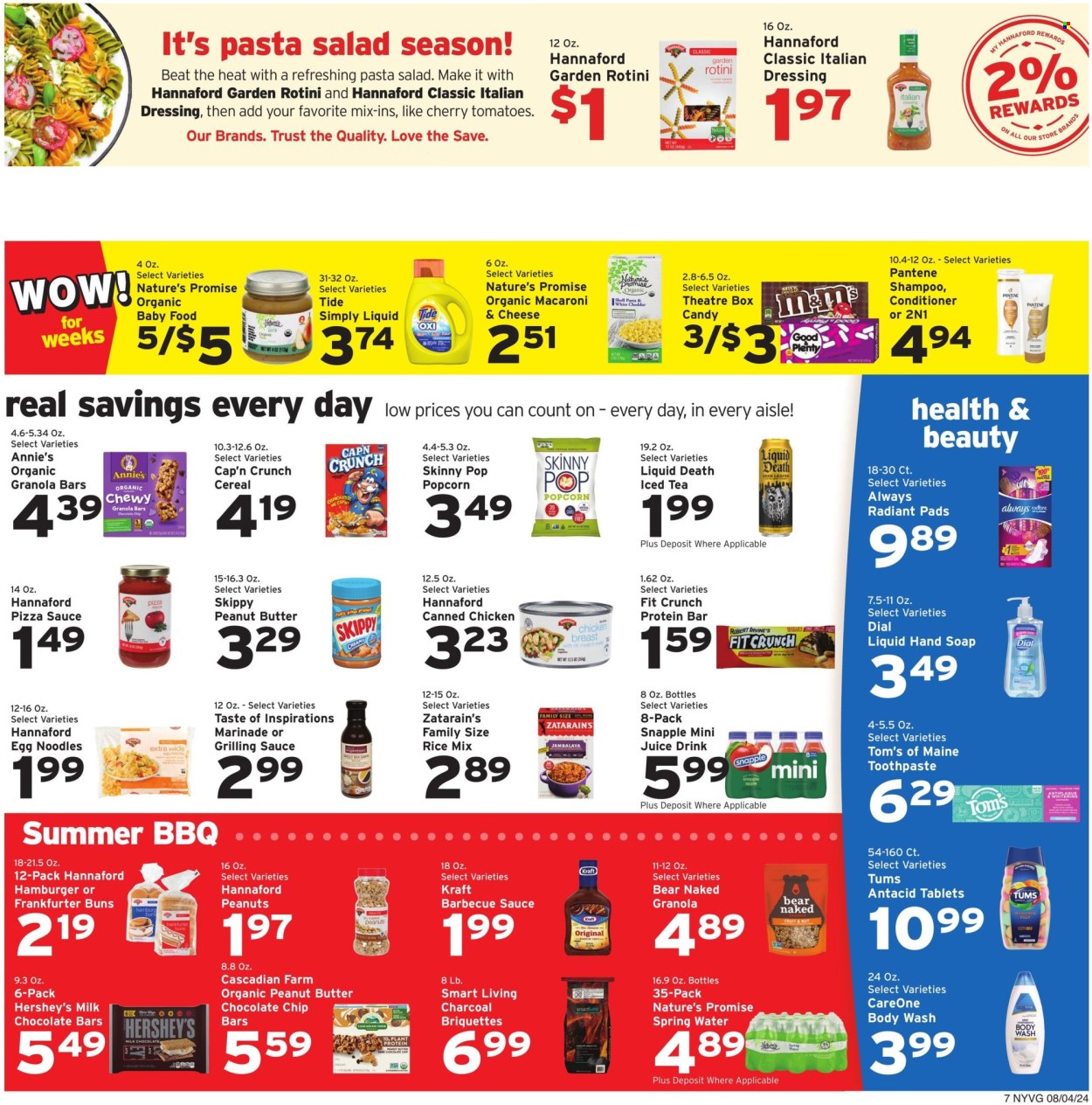 Hannaford ad - 08/04/2024 - 08/10/2024. Page 7