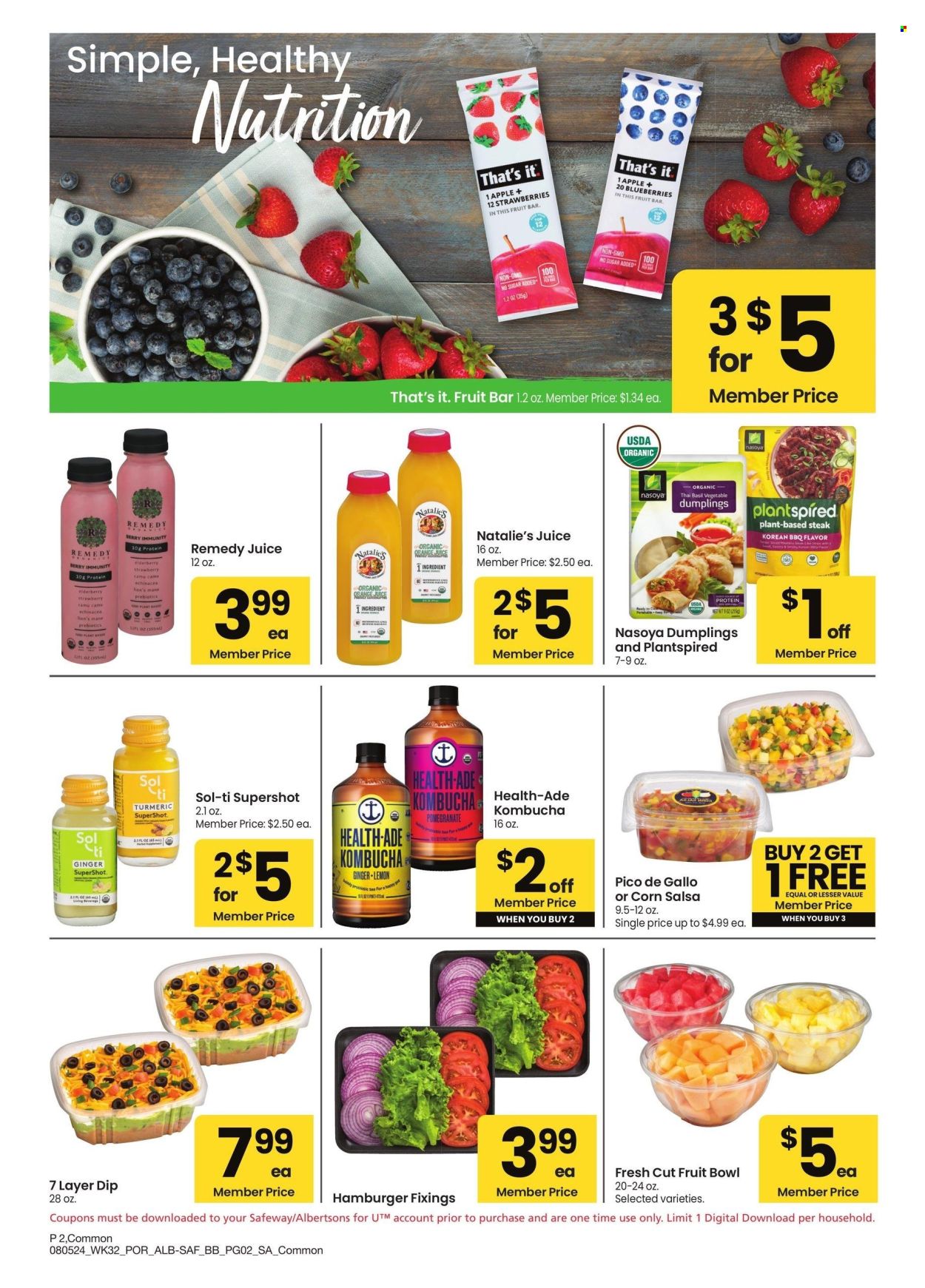 Safeway ad - 08/05/2024 - 09/08/2024. Page 2