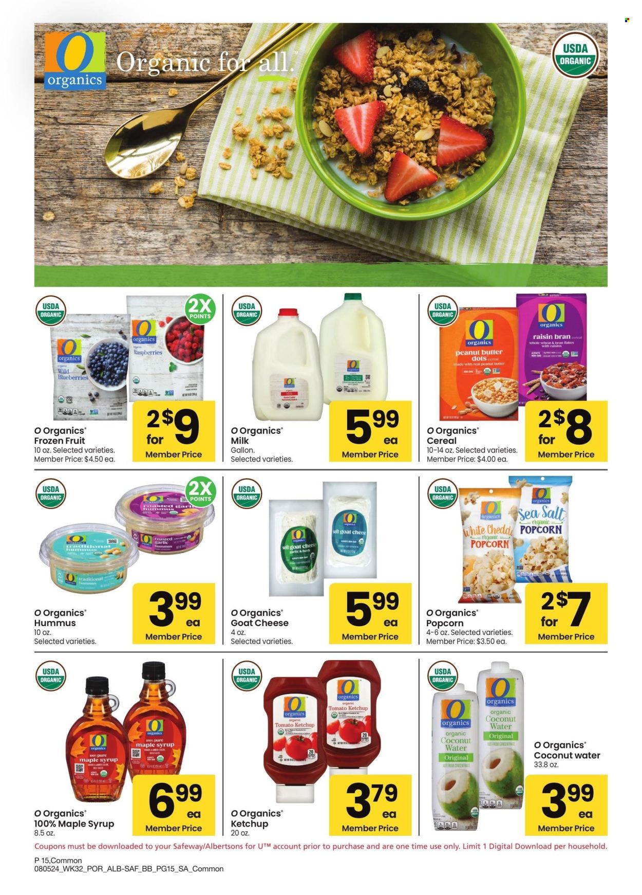 Safeway ad - 08/05/2024 - 09/08/2024. Page 15