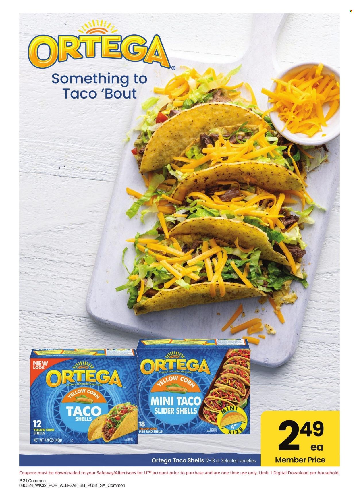 Safeway ad - 08/05/2024 - 09/08/2024. Page 31