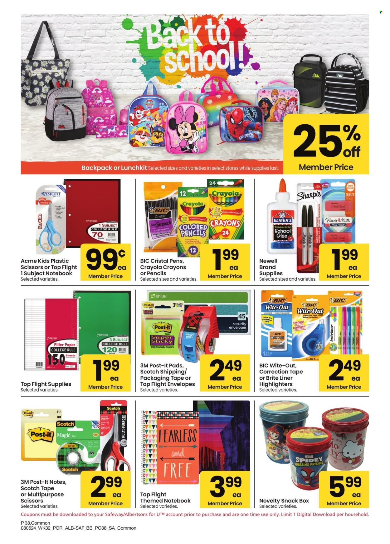 Safeway ad - 08/05/2024 - 09/08/2024. Page 38