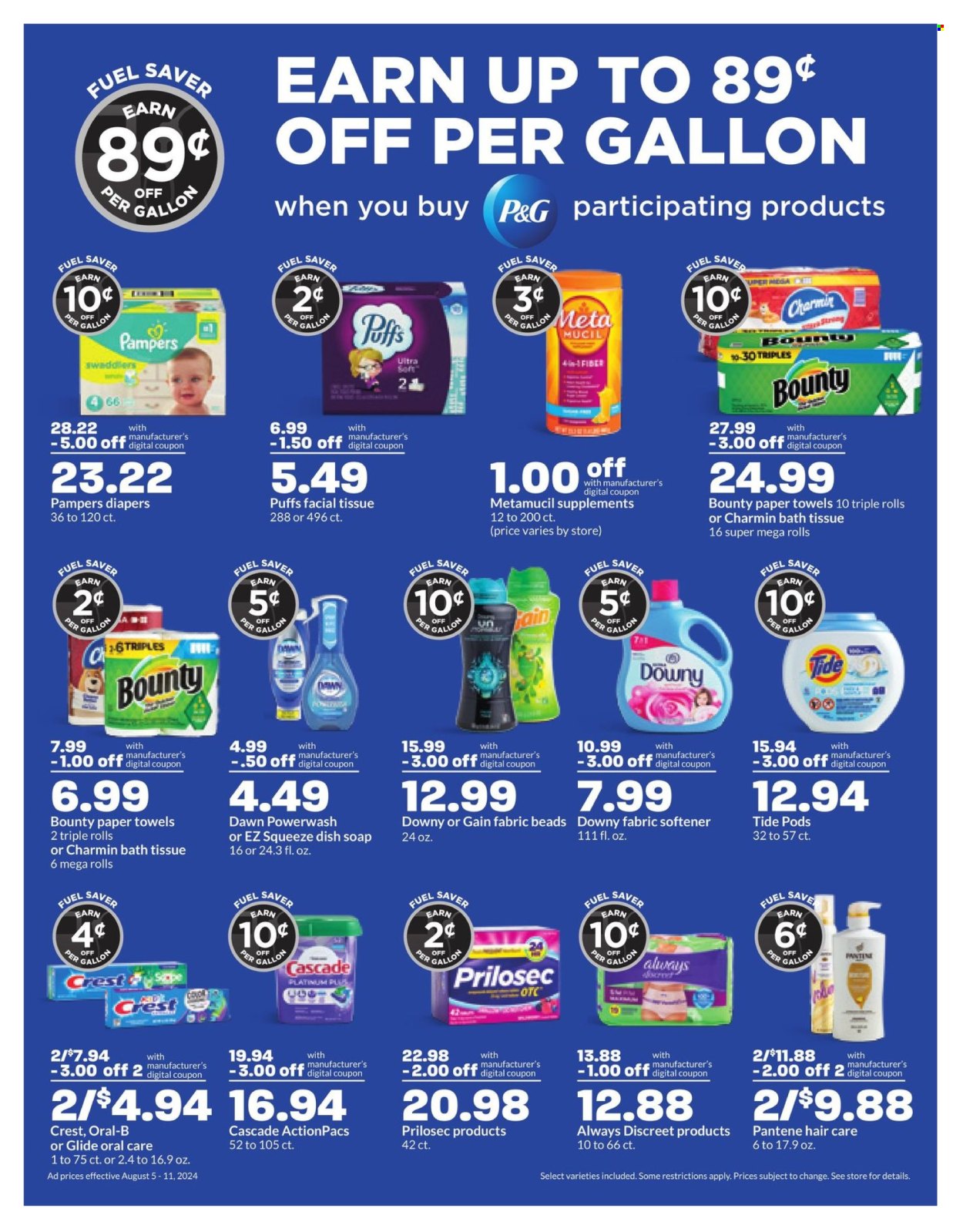 Hy-Vee ad - 08/05/2024 - 08/11/2024. Page 11