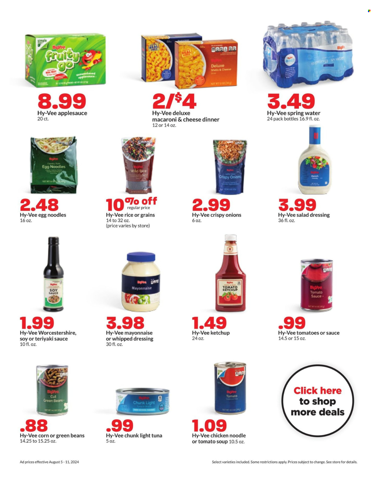 Hy-Vee ad - 08/05/2024 - 08/11/2024. Page 13