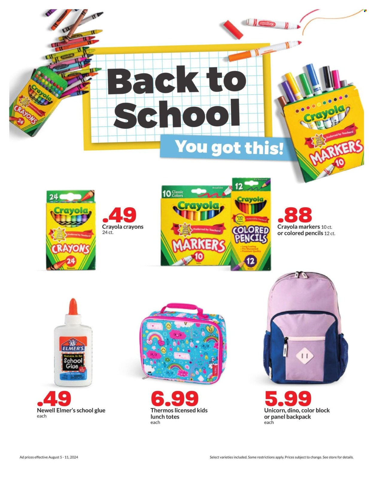 Hy-Vee ad - 08/05/2024 - 08/11/2024. Page 24