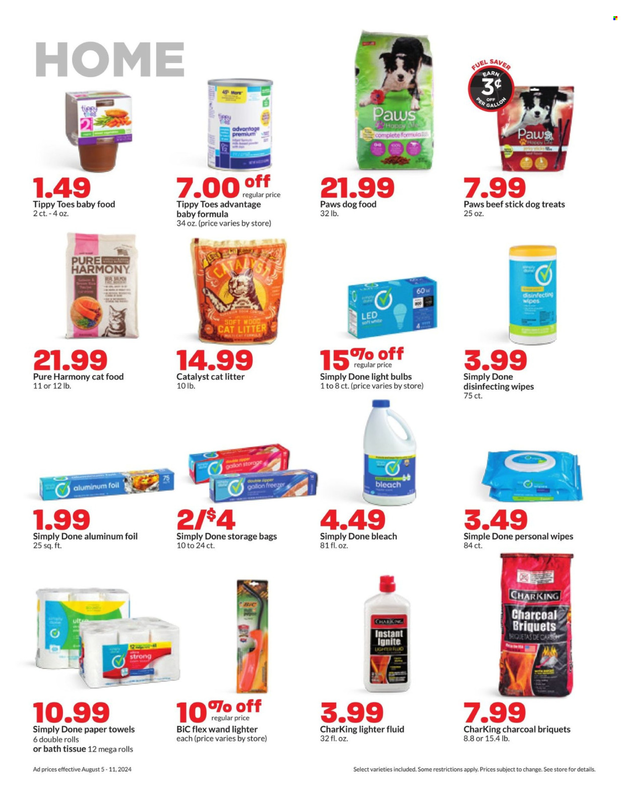 Hy-Vee ad - 08/05/2024 - 08/11/2024. Page 25