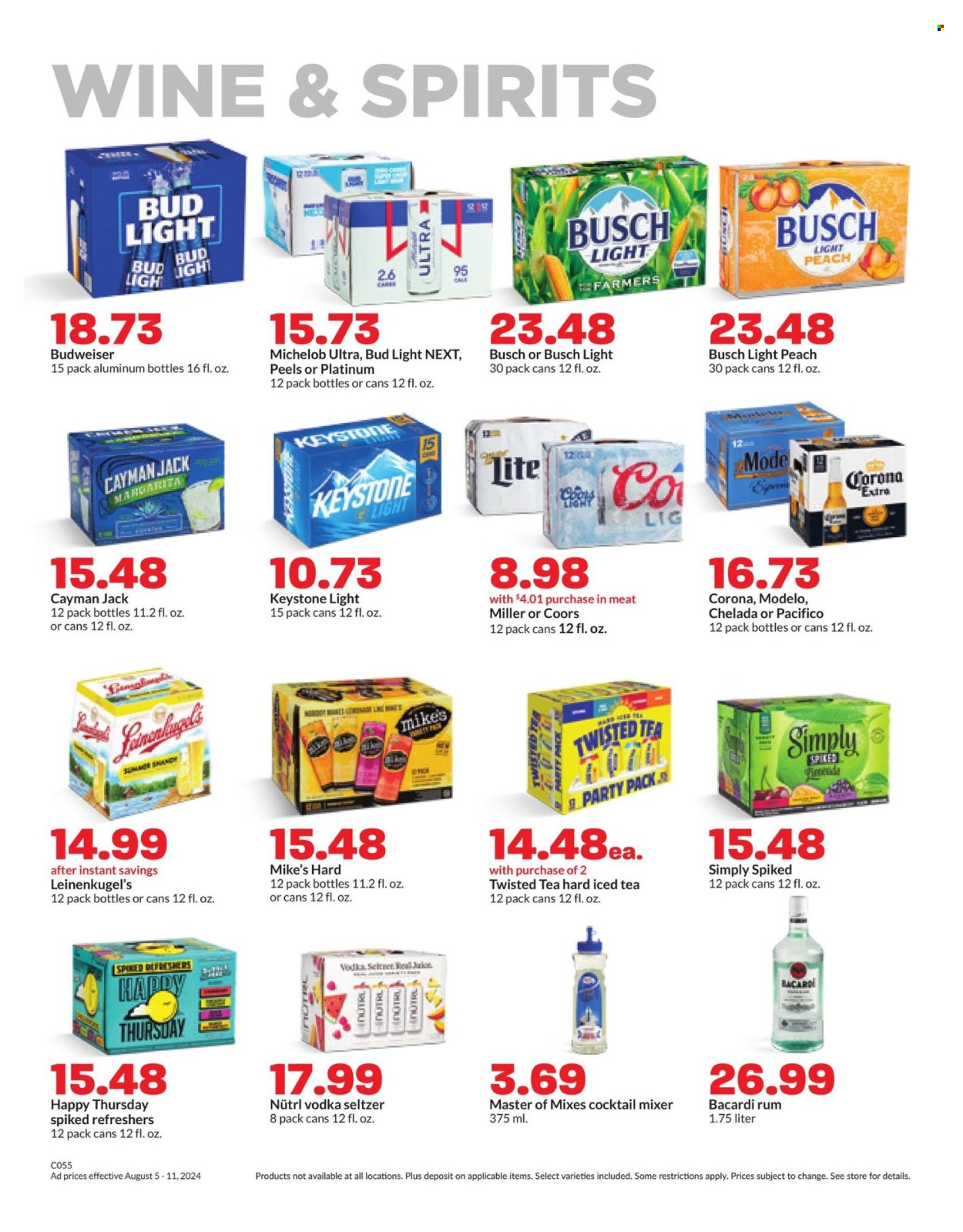 Hy-Vee ad - 08/05/2024 - 08/11/2024. Page 27