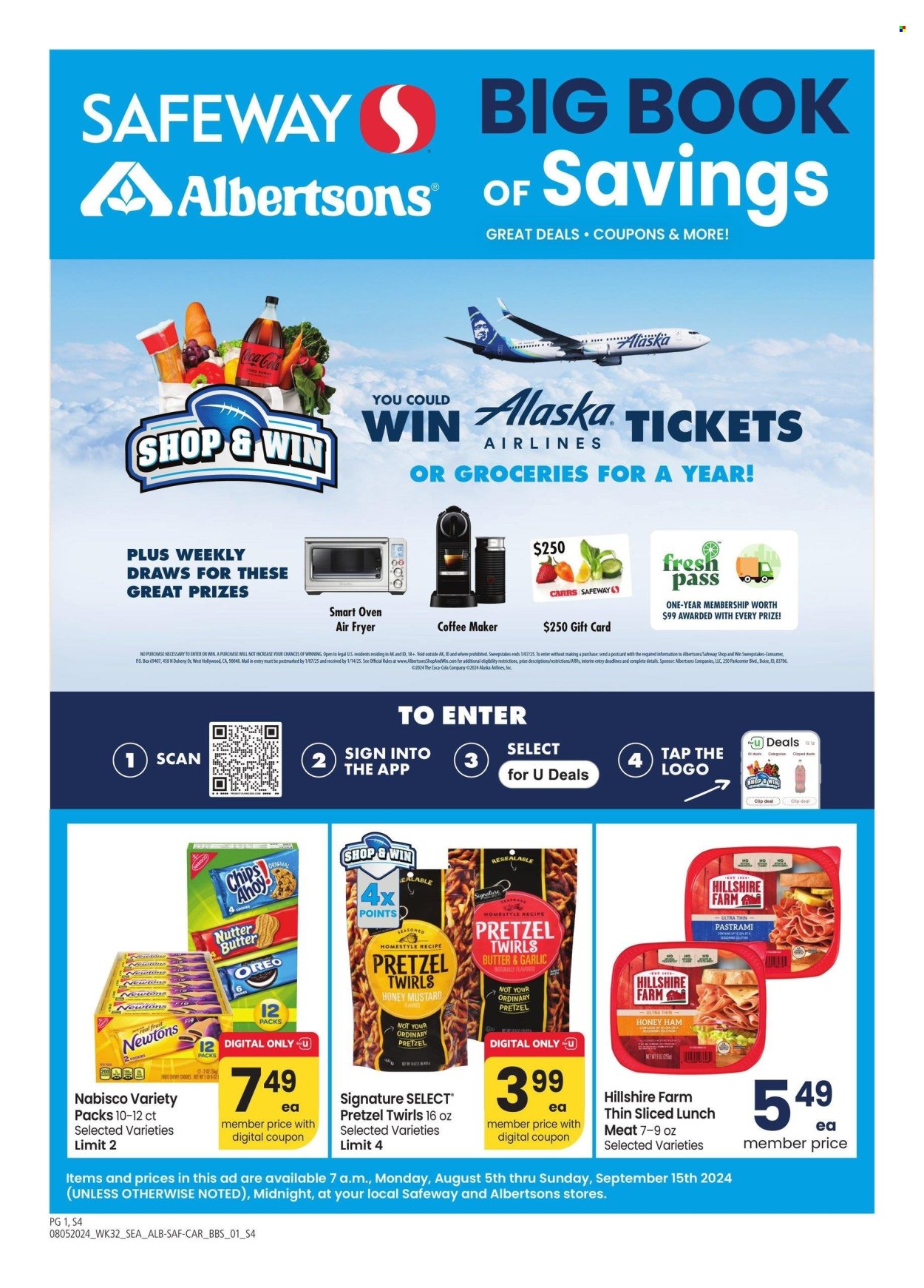Albertsons ad - 08/05/2024 - 09/15/2024. Page 1