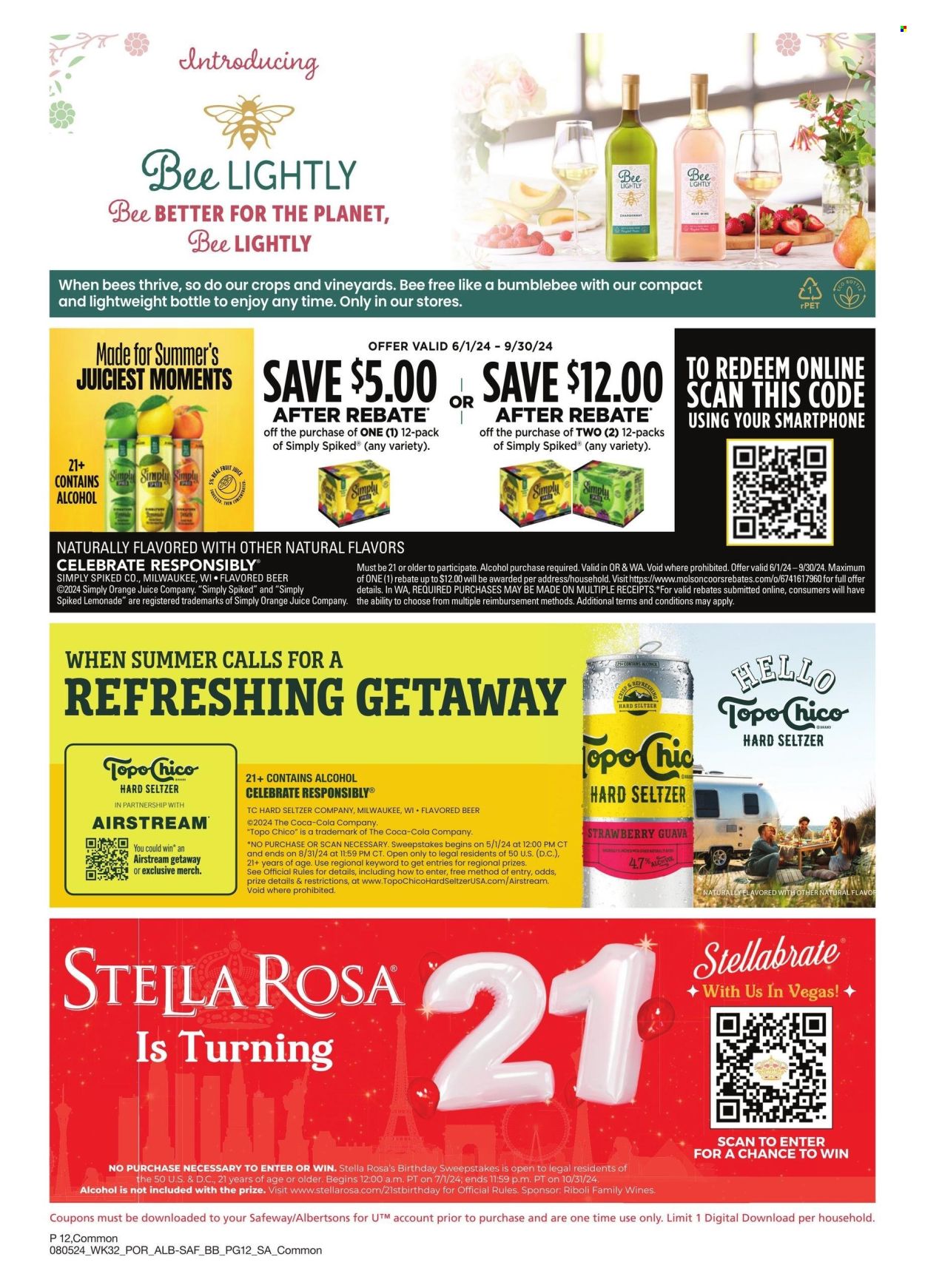 Albertsons ad - 08/05/2024 - 09/08/2024. Page 12