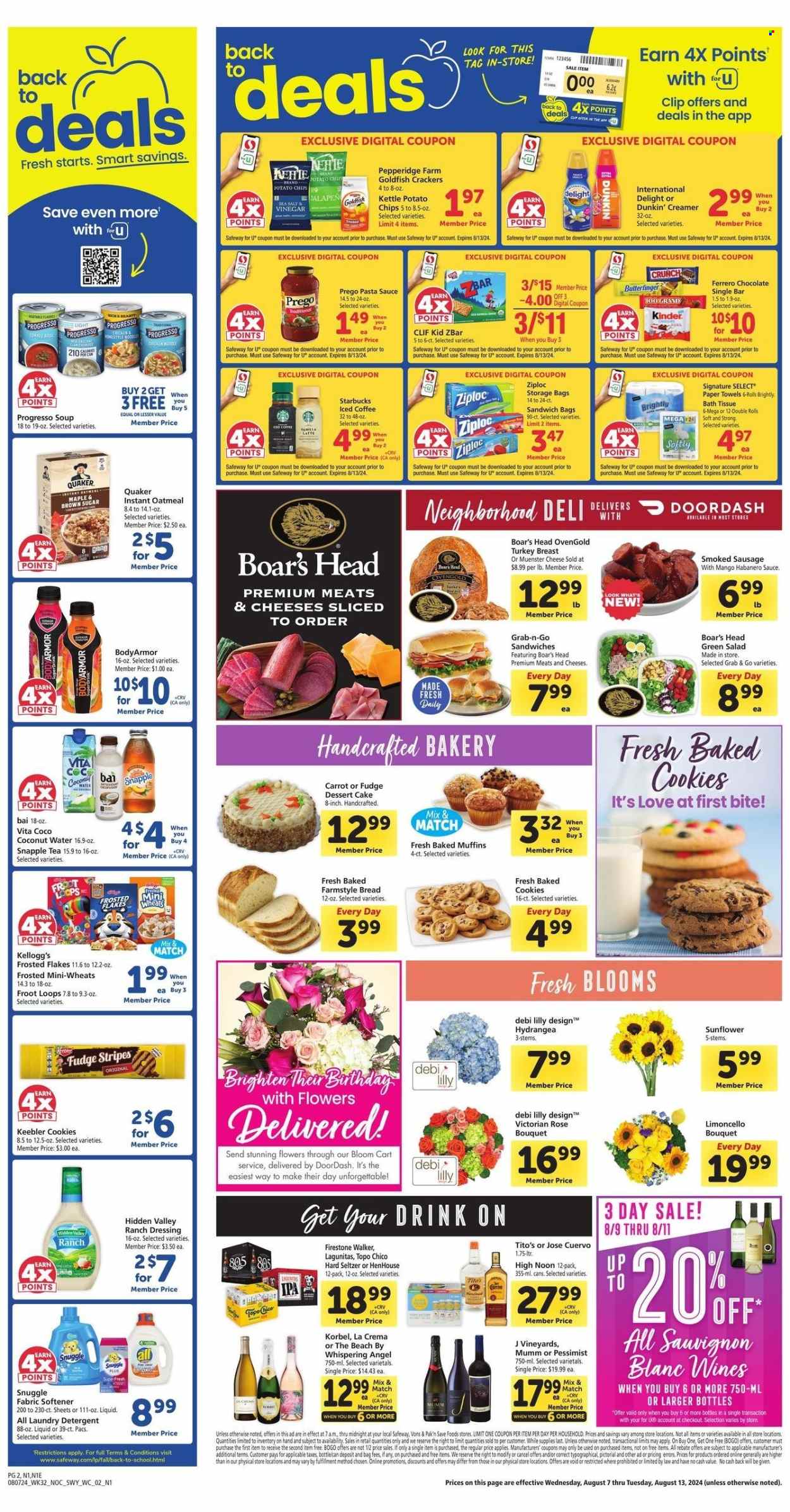 Safeway ad - 08/07/2024 - 08/13/2024. Page 2