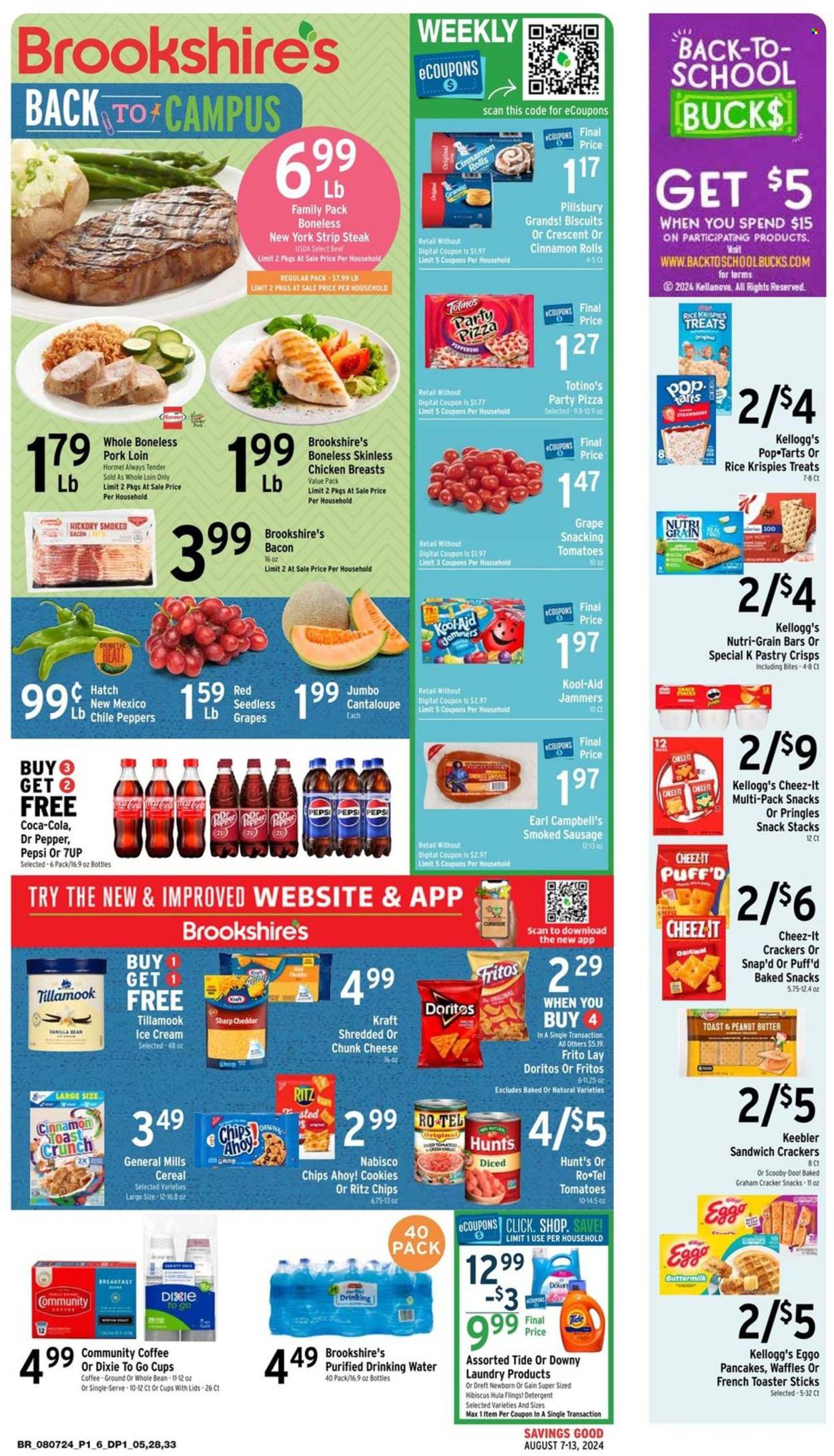 Brookshires ad - 08/07/2024 - 08/13/2024. Page 1